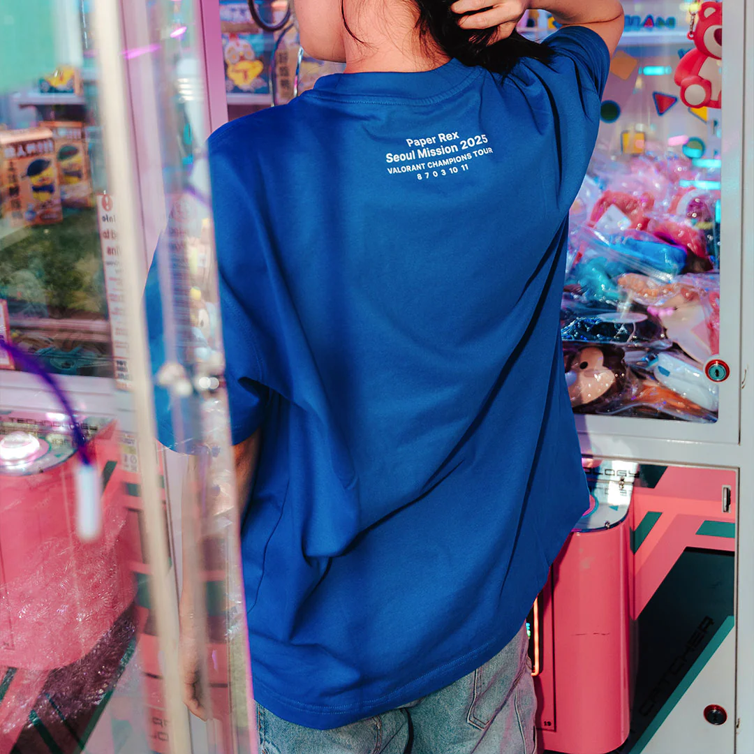 PRX Seoul Mission Tee 2025 - Velocity Blue - Image 9