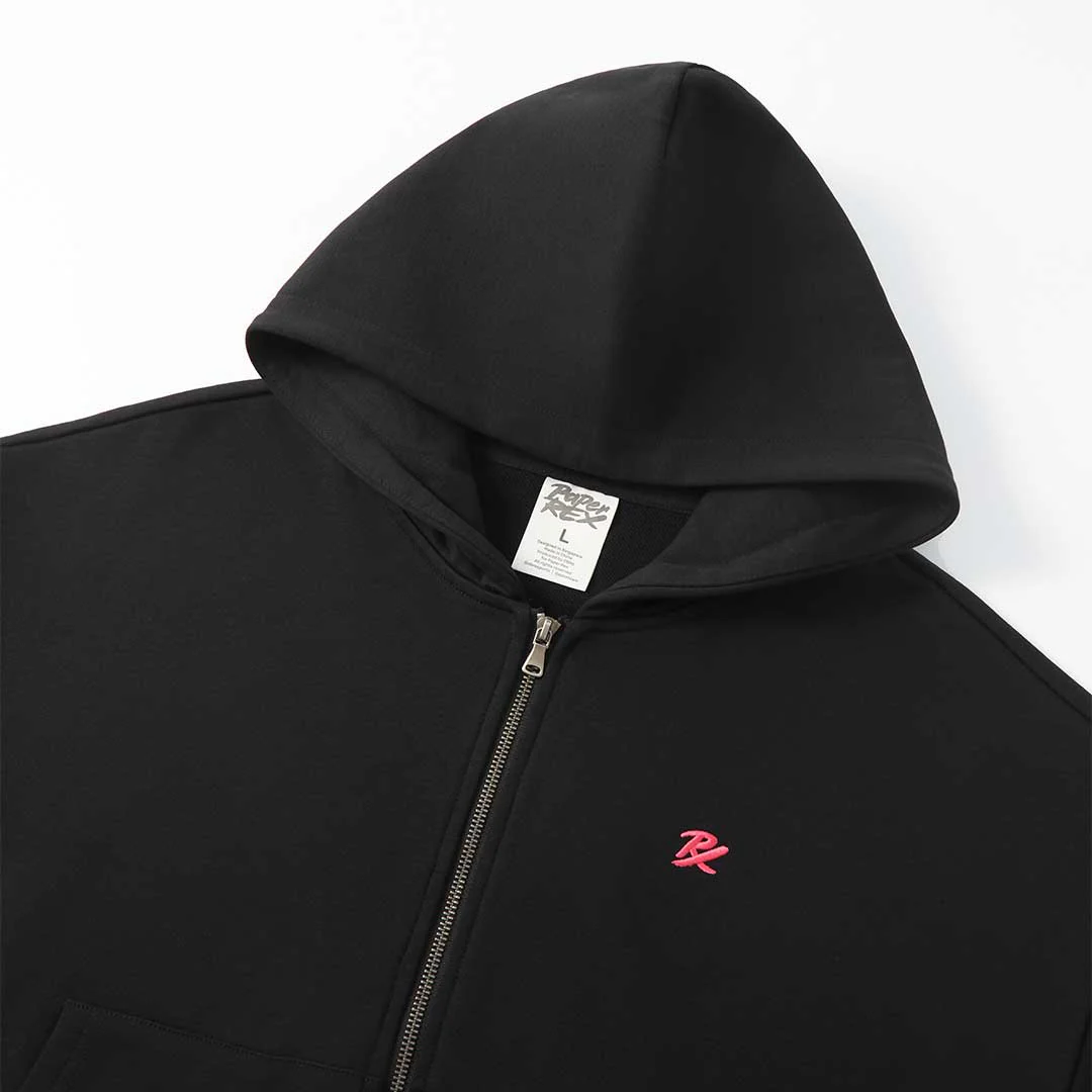 PRX Zip Hoodie Black - Image 3